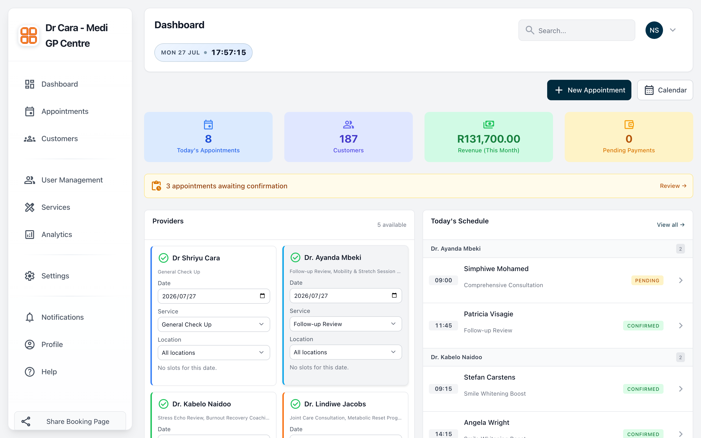 Dashboard